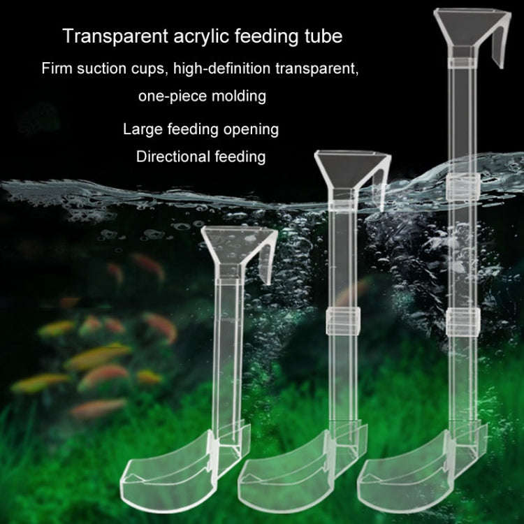 Fish Tank Feeder Fish And Shrimp Feeding Tube, Length: 28cm