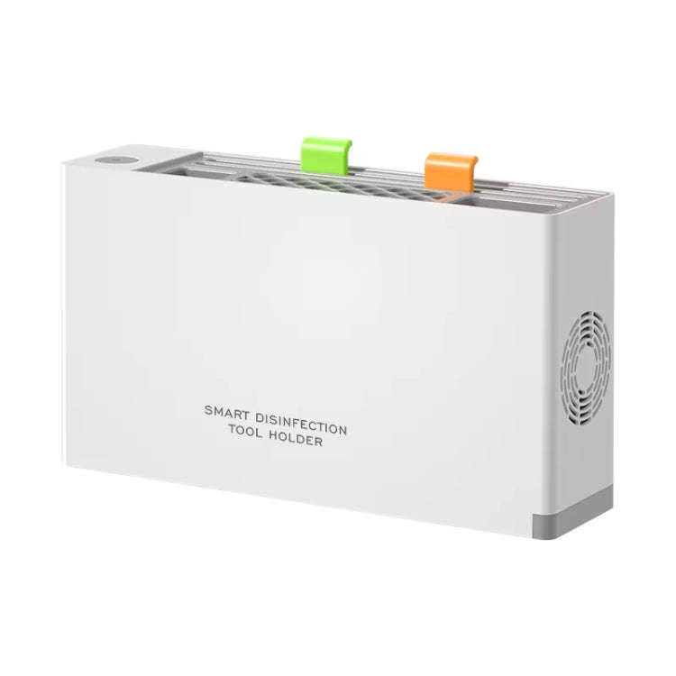 UV Disinfection Drying Knife Chopsticks Storage Holder  With  Cutting Board White