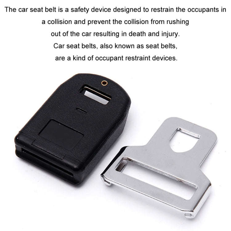 Car Seat Belt Buckle Accessories(Welded Lock Tongue + Lock Buckle)