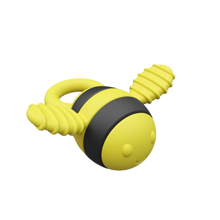 Bee Shaped Teether Teething Stick Baby Anti-Snacking Toys, Color: Yellow Black No Silk Print
