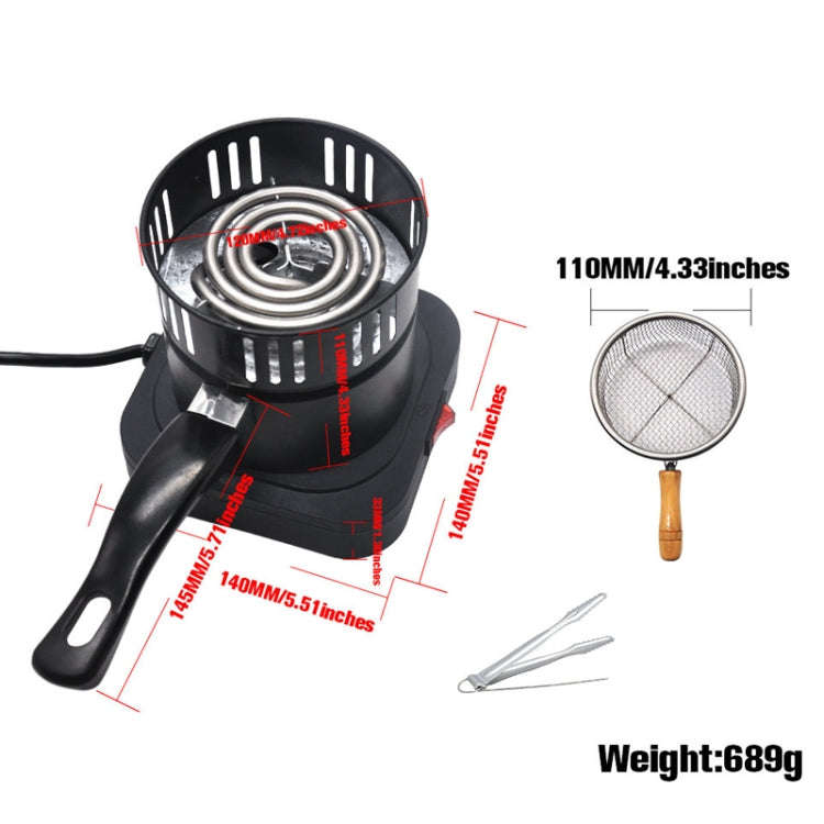 Hookah Coconut Charcoal Stove Outdoor Fire Making Tools, Specification: EU Plug
