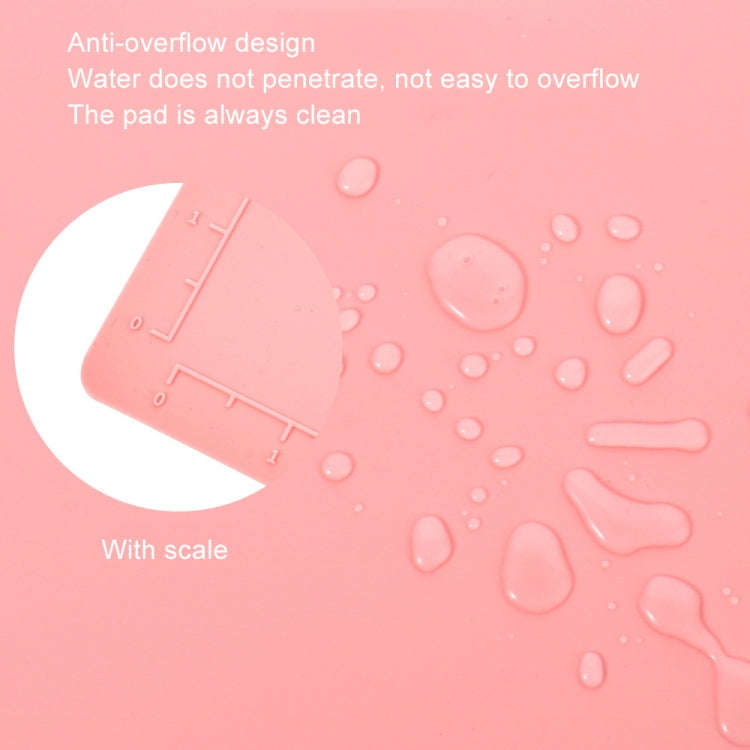 50x40cm Silicone Double Bowl Painting Pad Graffiti Oil Painting Mat Erasable and Washable Silicon...