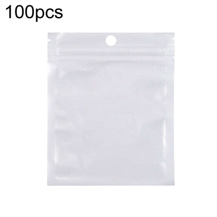 15 x 15cm 100pcs Pearlescent Film Packaging Ziplock Bag Translucent Plastic Self-Sealing Bags