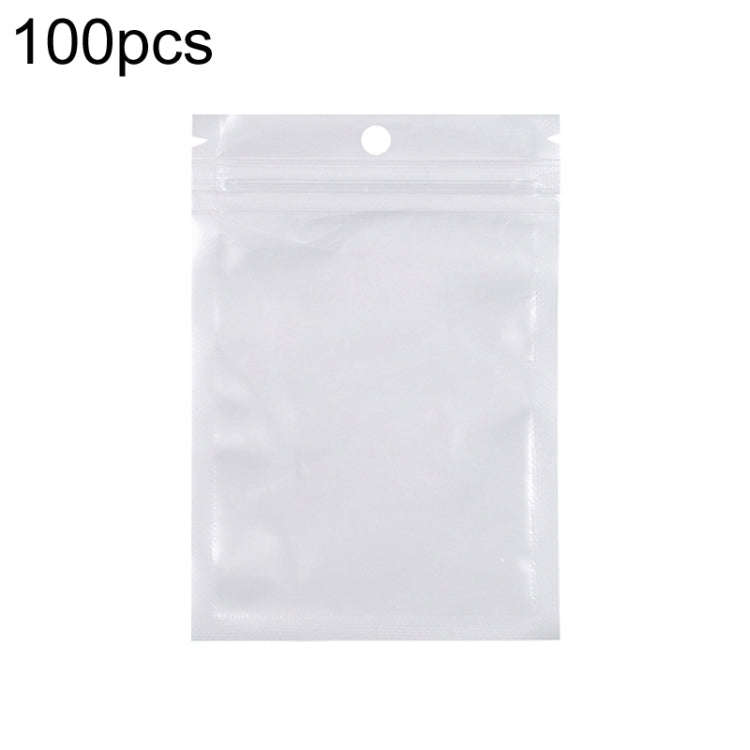 15 x 20cm 100pcs Pearlescent Film Packaging Ziplock Bag Translucent Plastic Self-Sealing Bags