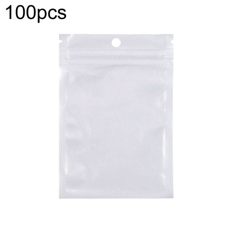 16 x 20cm 100pcs Pearlescent Film Packaging Ziplock Bag Translucent Plastic Self-Sealing Bags