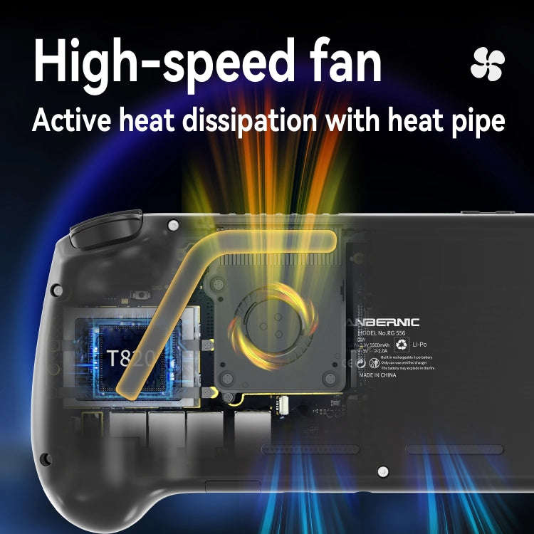 ANBERNIC RG556 Handheld Game Console Android 13 System 5.48-Inch AMOLED Screen WIFI Bluetooth Gam...