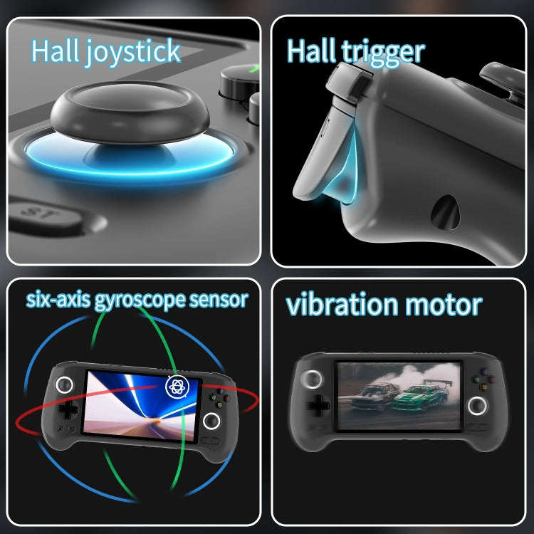 ANBERNIC RG556 Handheld Game Console Android 13 System 5.48-Inch AMOLED Screen WIFI Bluetooth Gam...