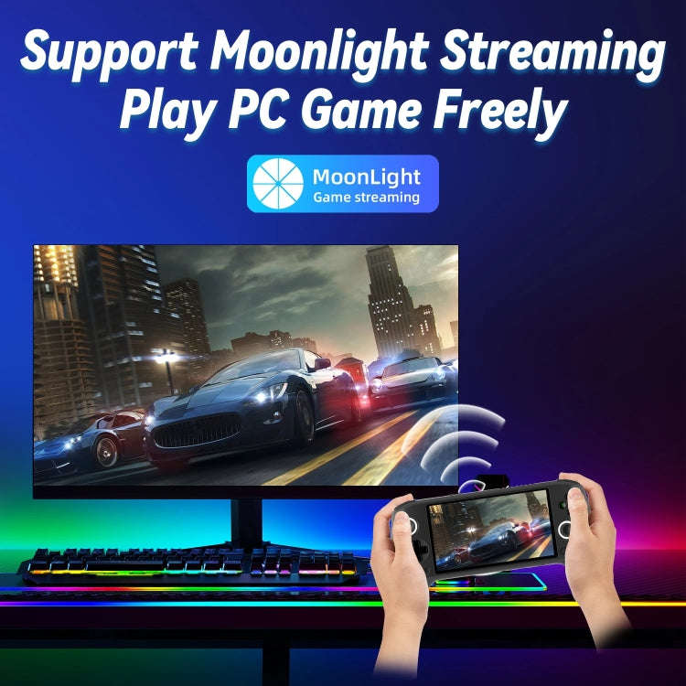 ANBERNIC RG556 Handheld Game Console Android 13 System 5.48-Inch AMOLED Screen WIFI Bluetooth Gam...
