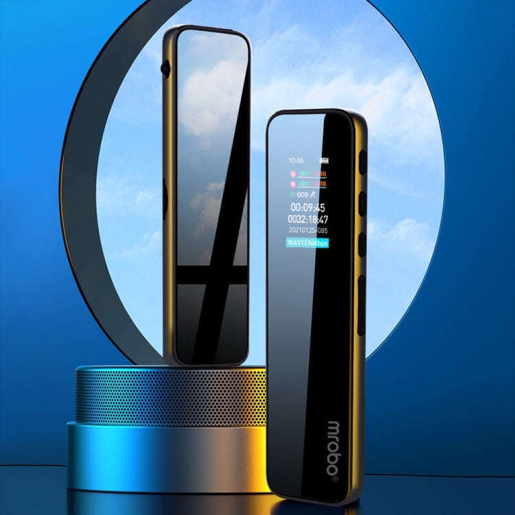 Mrobo RV18 0.96-Inch Color Screen Smart Noise Reduction Recording Pen, Capacity: 8GB(Flagship)