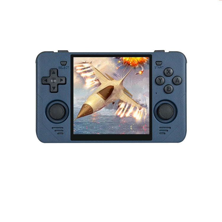 POWKIDDY RGB30  4 Inch IPS Screen Handheld Game Console Built In WIFIBluetooth 16GB+64GB(Blue)