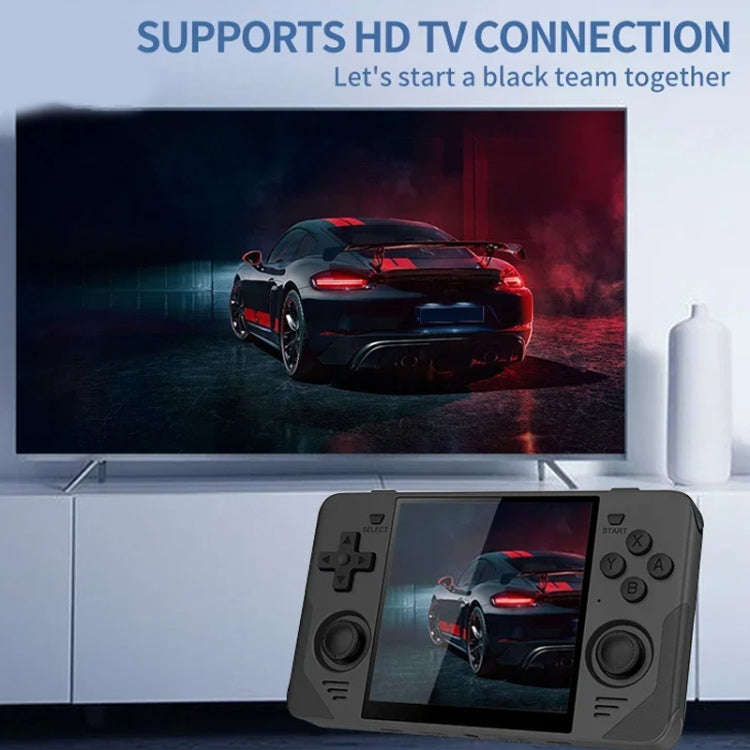 POWKIDDY RGB30  4 Inch IPS Screen Handheld Game Console Built In WIFIBluetooth 16GB+128GB(White)
