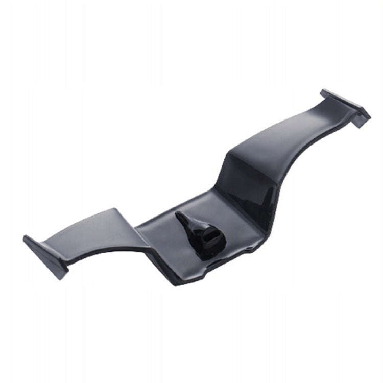 Car Mini Rear Wing Without Punching Decorative Stickers, Color: Black Without Wind Blades