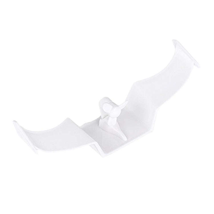 Car Mini Rear Wing Without Punching Decorative Stickers, Color: White With Wind Leaves