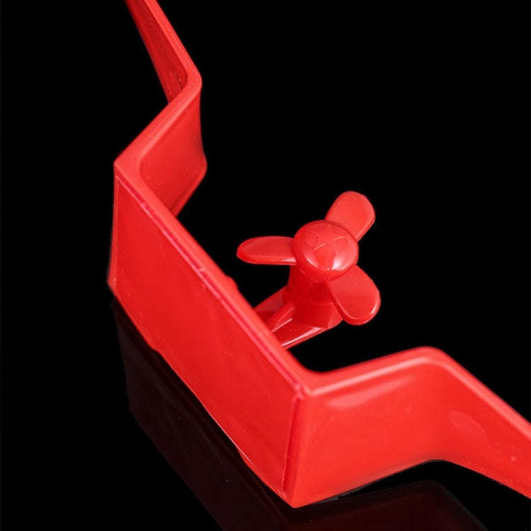 Car Mini Rear Wing Without Punching Decorative Stickers, Color: Black Without Wind Blades