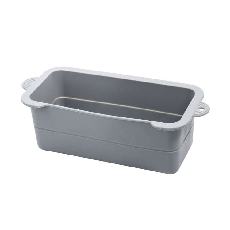 For Blackstone Baked Oil Box Silicone Inner Linery Baking Dish Oil Collector Barbecue Cup Pad(Gray)