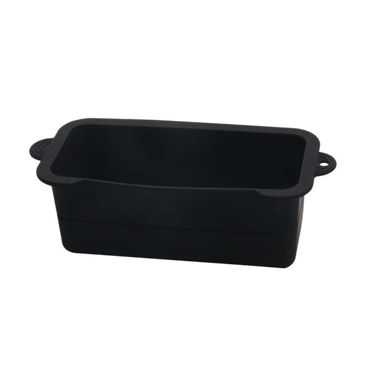For Blackstone Baked Oil Box Silicone Inner Linery Baking Dish Oil Collector Barbecue Cup Pad(Black)