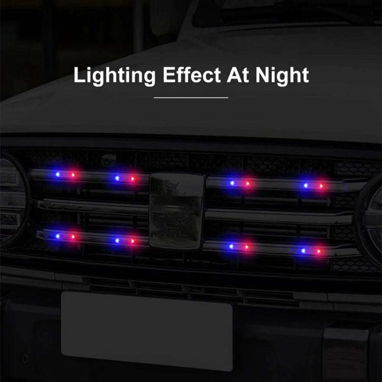 Solar Warning Light Anti-rear Collision LED Flashing Light(Symphony Vibration Sensor+Black)