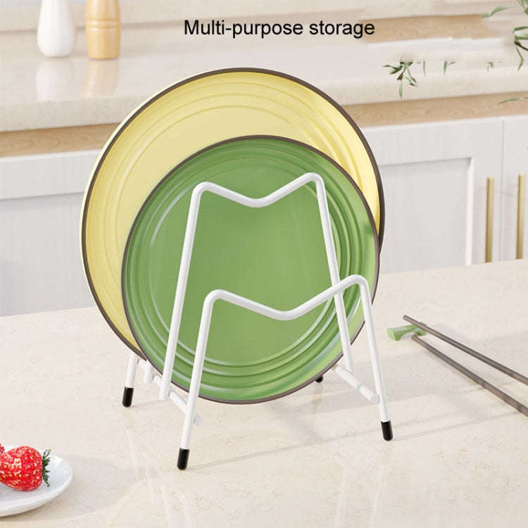 Kitchen Countertop Chopping Board Place Rack Multifunctional Multi-Layer Pot Lid Storage Shelf(Bl...
