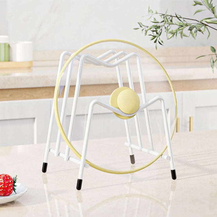 Kitchen Countertop Chopping Board Place Rack Multifunctional Multi-Layer Pot Lid Storage Shelf(Bl...