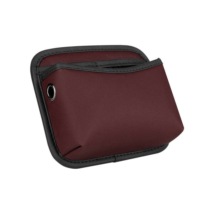 Adhesive Multifunctional Storage Bag for Car Center Console(Red)