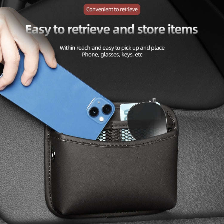 Adhesive Multifunctional Storage Bag for Car Center Console(Green)