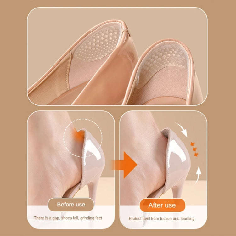 1pair Anti-Friction High Heel Stickers Ladies Shoe Size Adjustment Anti Heel Drop Tool, Model: Ex...