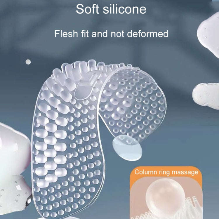 1pair Anti-Friction High Heel Stickers Ladies Shoe Size Adjustment Anti Heel Drop Tool, Model: Ex...