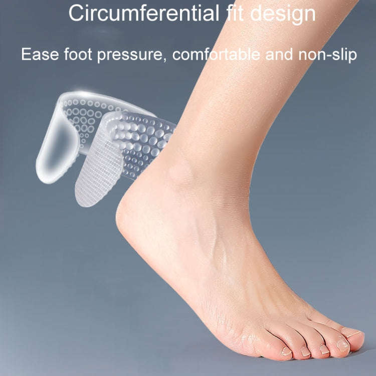 1pair Anti-Friction High Heel Stickers Ladies Shoe Size Adjustment Anti Heel Drop Tool, Model: Ex...