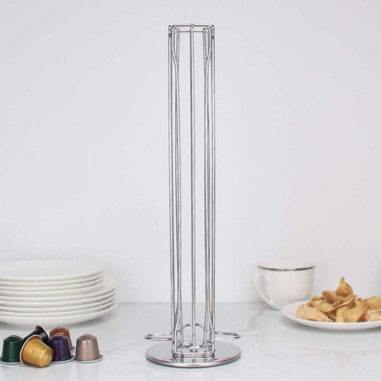 Home Capsule Coffee Rack Electroplated Iron Capsule Storage Stand(360 Degree Rotation)