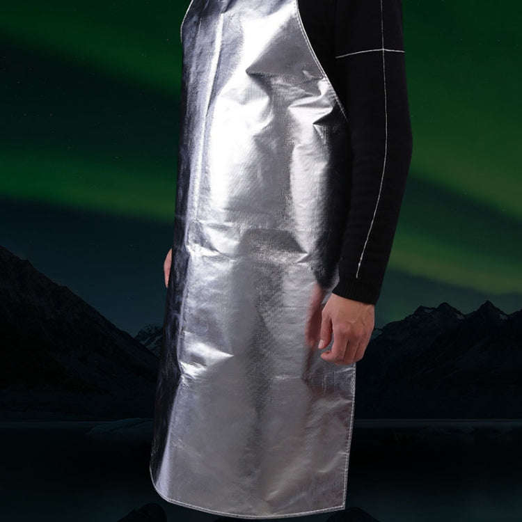 Aluminum Foil Heat Insulation Apron Flame Retardant Chemical Metallurgy Heat Insulation Clothes(A...