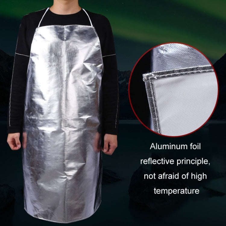 Aluminum Foil Heat Insulation Apron Flame Retardant Chemical Metallurgy Heat Insulation Clothes(A...