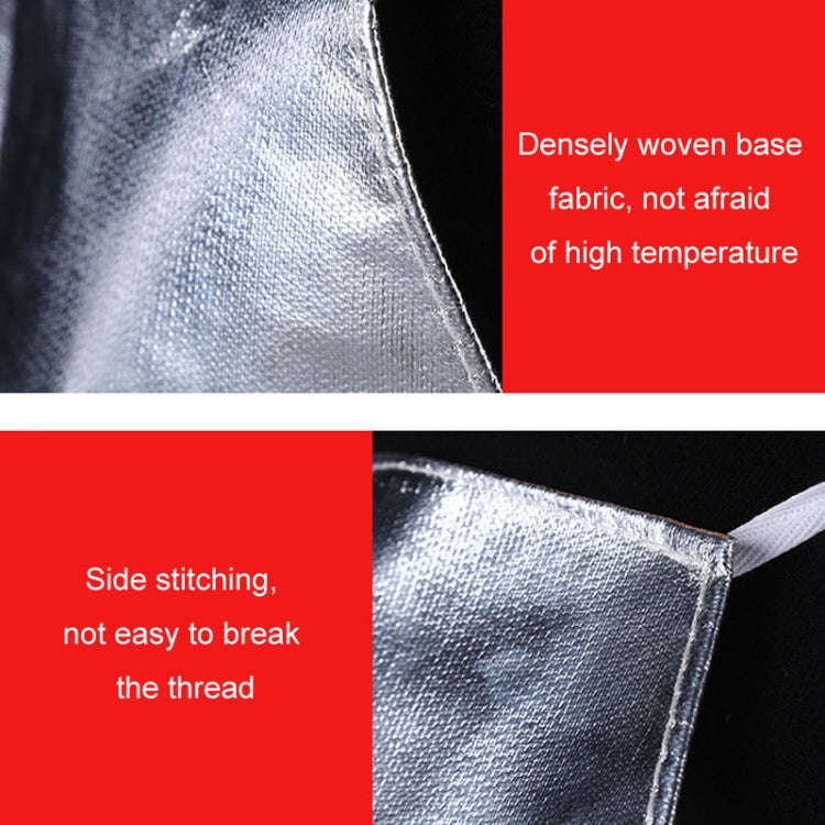 Aluminum Foil Heat Insulation Apron Flame Retardant Chemical Metallurgy Heat Insulation Clothes(A...