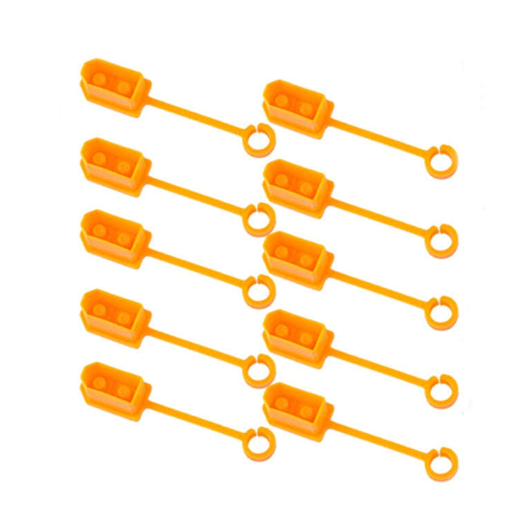 10pcs /Pack XT60 Lithium Battery Plug Protective Cover Plug Dustproof Anti-oxidation Insulation C...