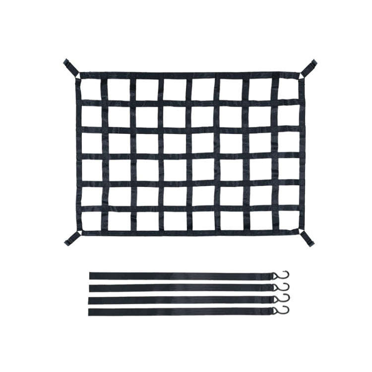 127x106cm Truck Bed Cargo Net Pickup Bed Netting Strap