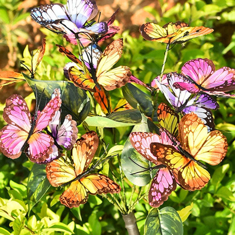 Lawn Ground Plug Light Decoration Outdoor Solar LED Garden Lights, Model: Butterfly Flower