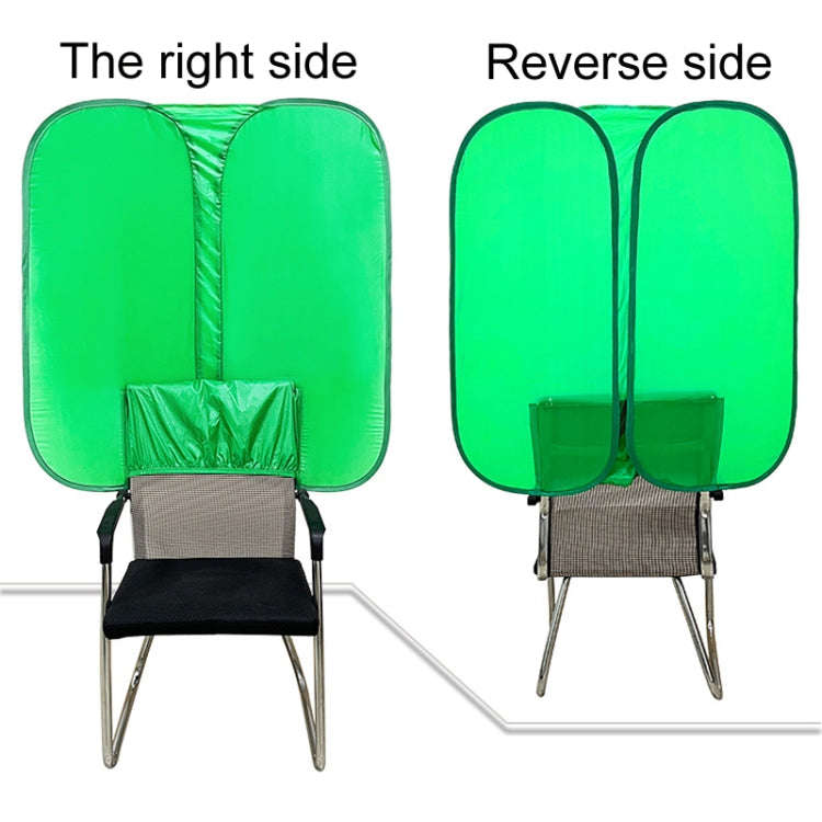 Live E-sports Double-sided Background Cutout Green Screen For Chair(0.42kg)