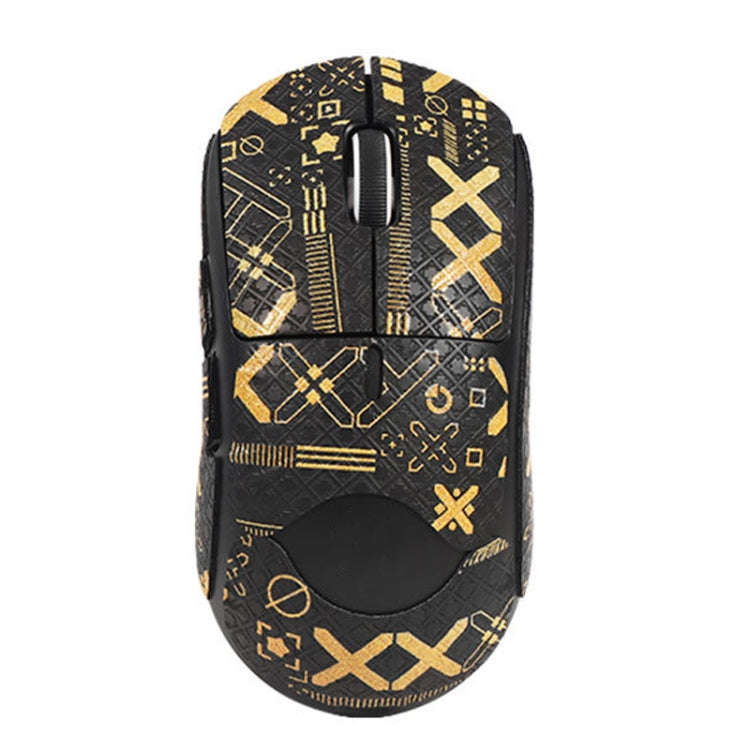 For Logitech GPW 2-Generation Mouse Anti-Slip Stickers Absorb Sweat Paste, Color: Black Gold Full...