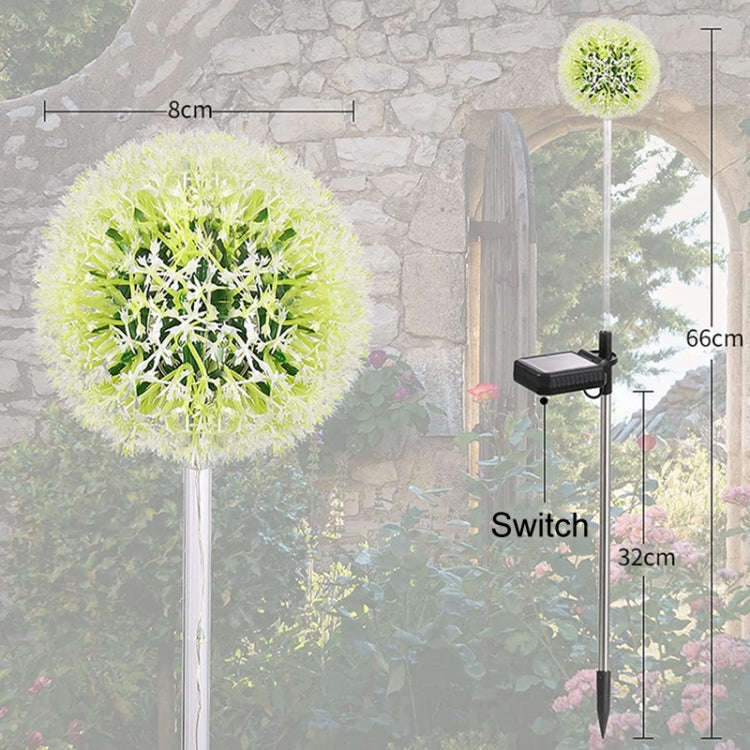 Dandelion Lawn Ground Plug Light Decoration Outdoor Solar LED Garden Lights, Model: Single Head