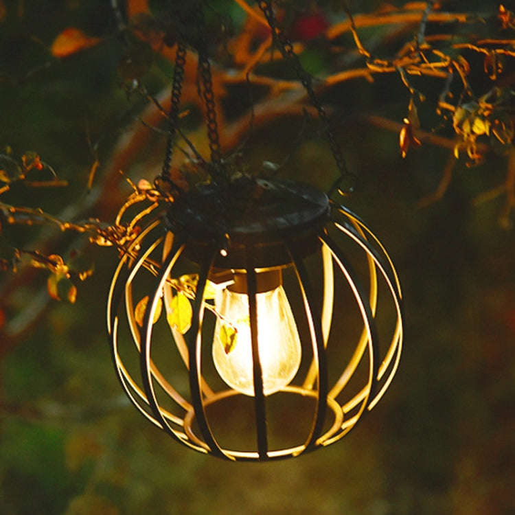 Lantern Landscape Light Outdoor Solar LED Garden Light, Model: Little Pumpkin