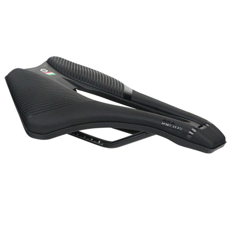 TOSEEK Bicycle Shock-absorbing Comfortable Widened Saddle(Black)
