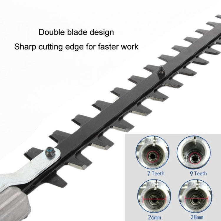 High Branch Shears Hedge Work Trimmer Tall Tree Pruning Tool, Model: 28x9 Teeth Longer Model