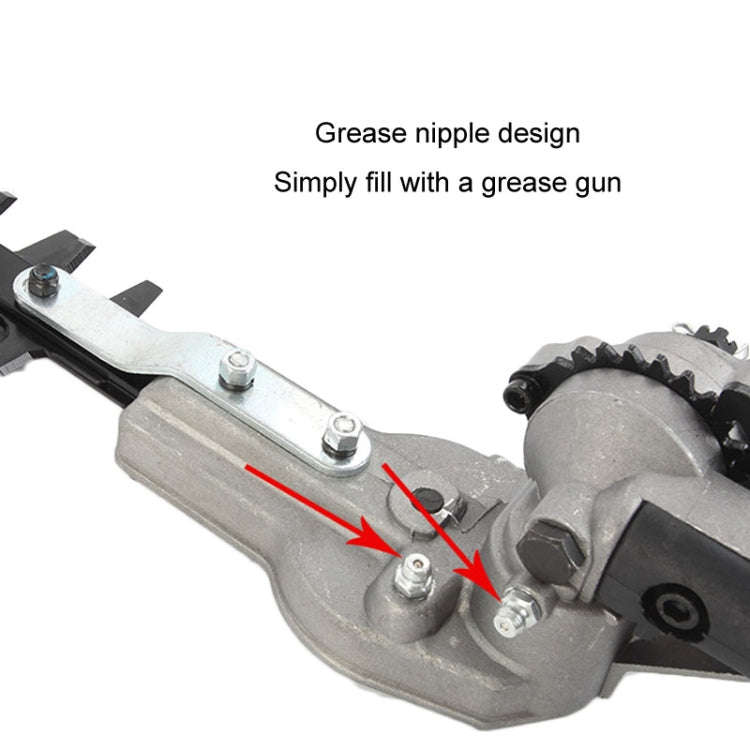 High Branch Shears Hedge Work Trimmer Tall Tree Pruning Tool, Model: 28x9 Teeth Longer Model