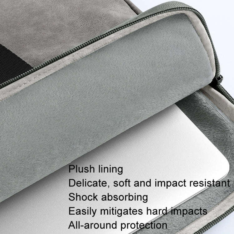 BUBM Portable Computer Bag Notebook Business Travel Bag, Size: 14 inch(Light Gray)