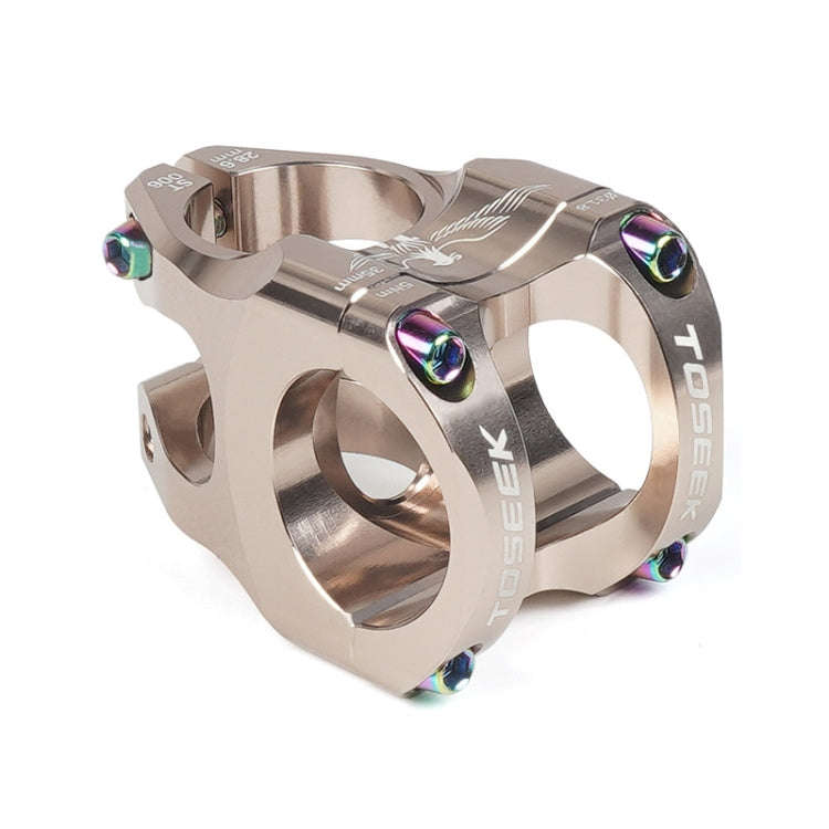 TOSEEK 35mm Aluminum Alloy Stem Bicycle Modification Accessories, Color: Titanium