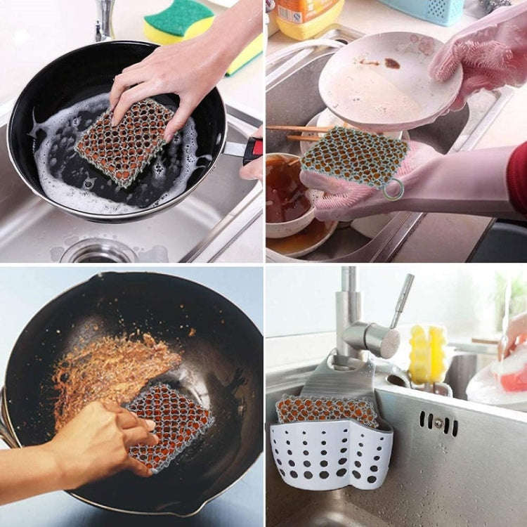 Stainless Steel High Temperature Resistant Silicone Brush Pot Cleaning Supplies, Specification: 3...