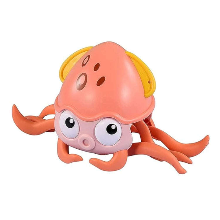 Children Electrical Sensor Octopus Toy Automatic Obstacle Avoidance Sound Light Crawling Quirky T...
