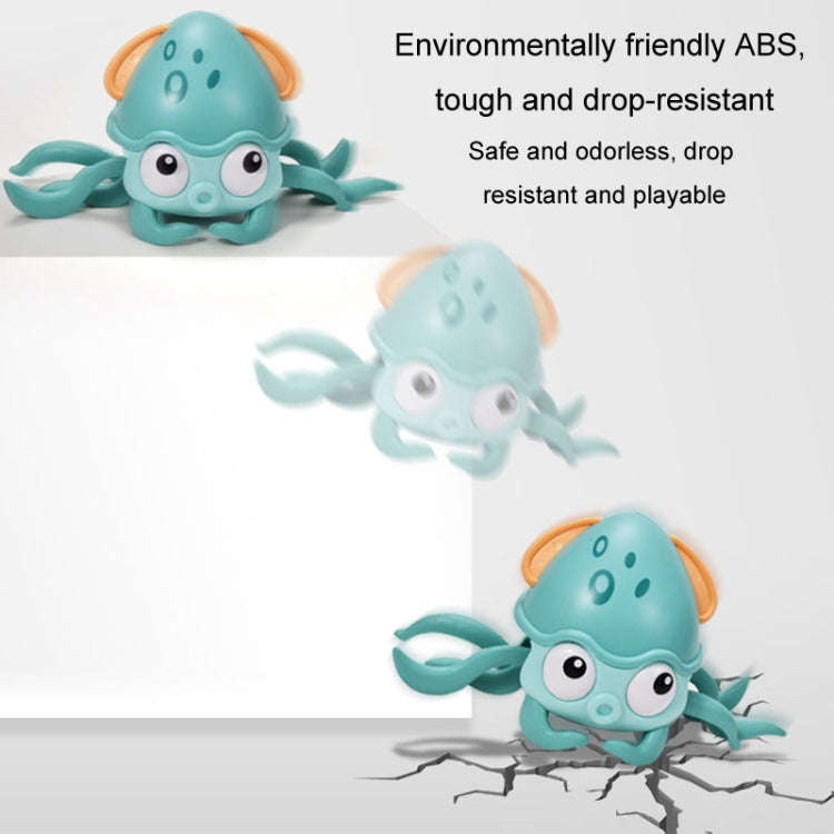Children Electrical Sensor Octopus Toy Automatic Obstacle Avoidance Sound Light Crawling Quirky T...