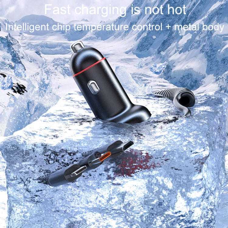 Vehicle Mini Fast Charging Charger Car One To Three Cigarette Lighter, Model: Regular Version