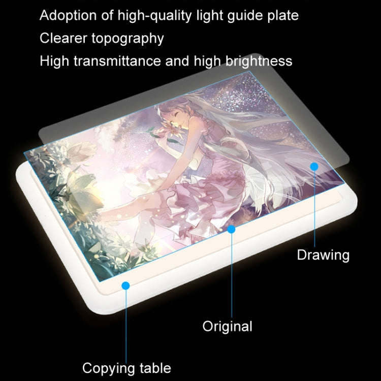 A3-D50 Rechargeable Copy Desk Copying Board Practice Painting LED Writing Desk