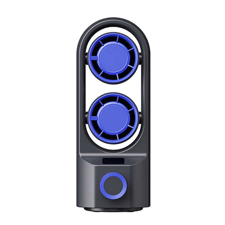 Intelligent Digital Display 100-Speed Stepless Speed Desktop Shaking Head Tower Fan(Dark Gray)